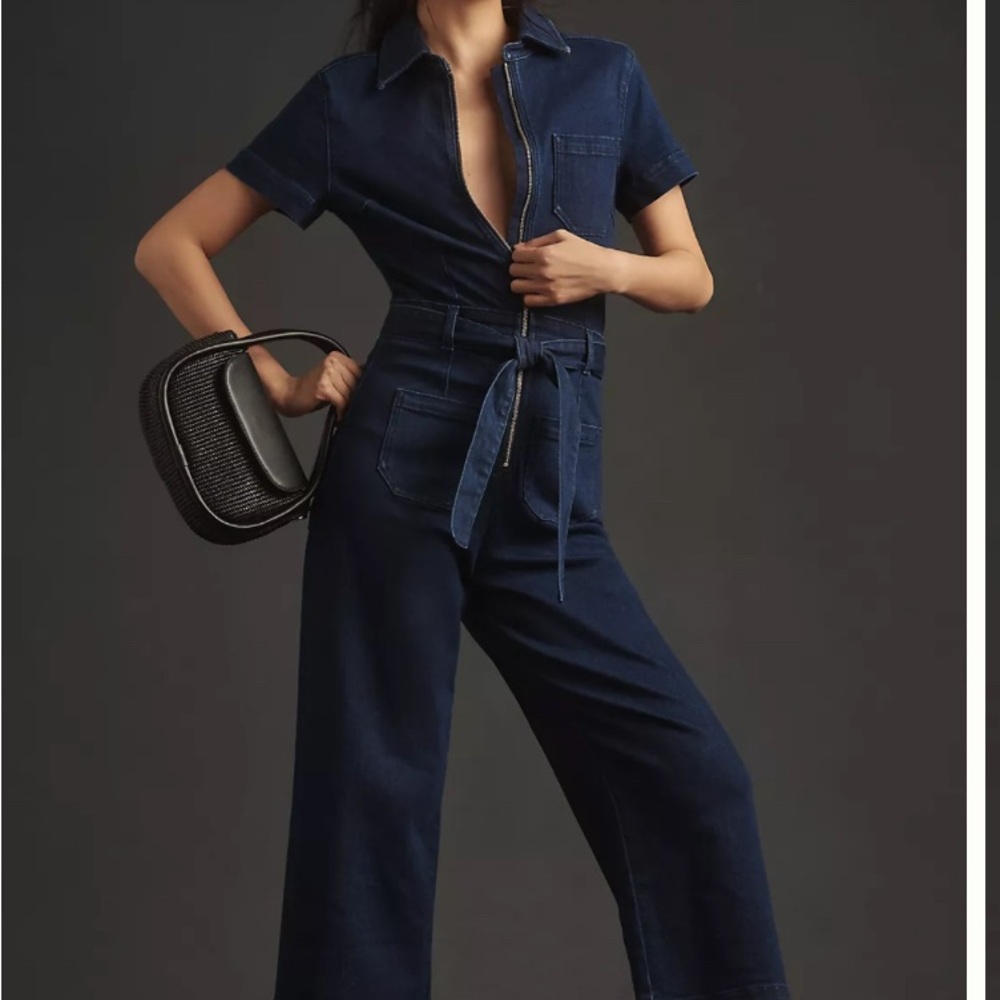 Anthropologie Colette Denim Jumpsuit